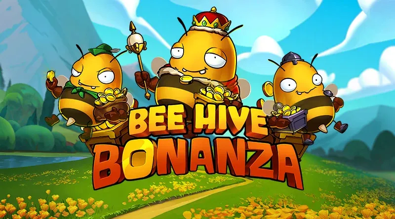 Bee hive bonnaza game poster